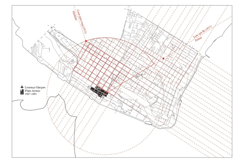 Fig. 1
Louren&ccedil;o Marques through the
plans (Murgia 2024) &copy;Samuele-
Murgia.