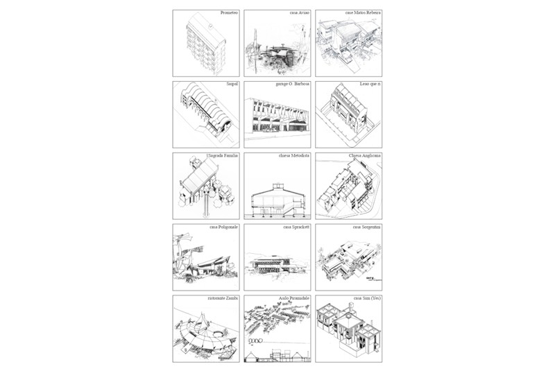 Fig. 5
Guedesburg and the stiloguedes:
examples of (realized) architecture.
&copy;Archivio Guedes,
&copy;SamueleMurgia.