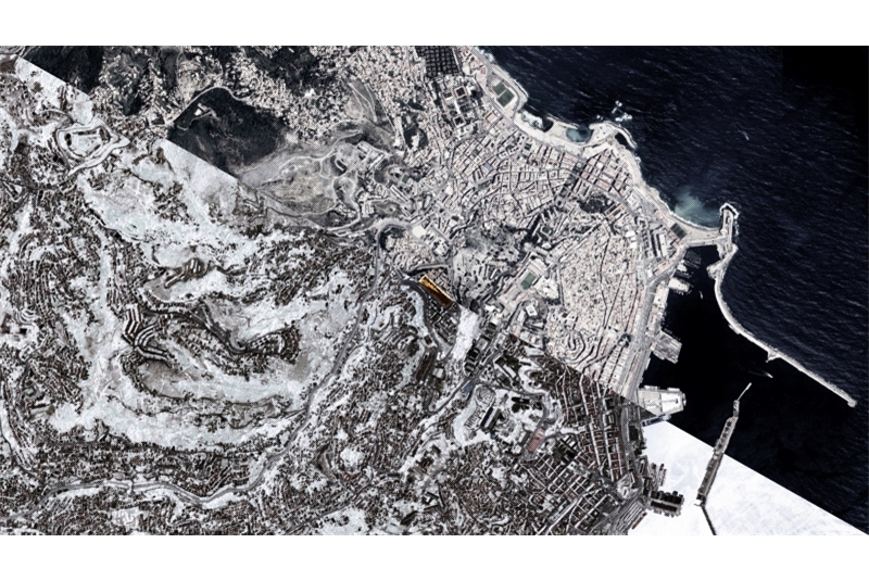 Fig. 2
Inquadramento planimetrico di
Climat de France, Algeri.