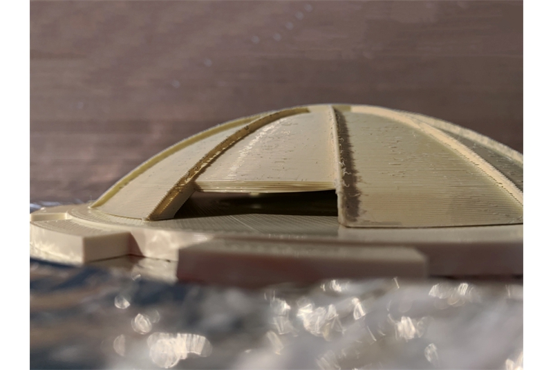 Fig. 14 Thomas Pepino, the mausoleum, model in PLA, Lampedusa, 2023.