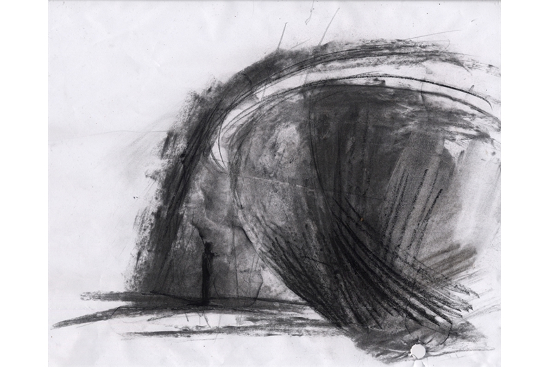 Fig. 5
Studio immaginativo ambientale
dello Scavo - Opera Morta: fusaggine
su carta. Fig. 5
Studio immaginativo ambientale
dello Scavo - Opera Morta: fusaggine
su carta.