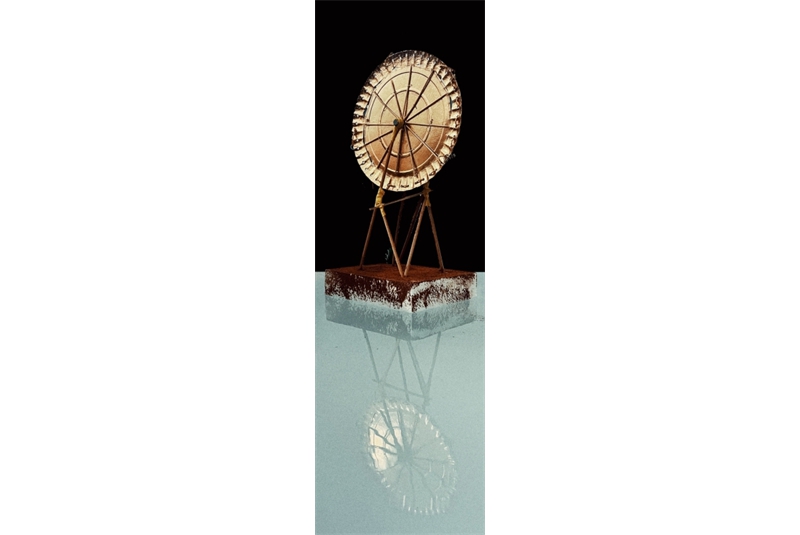 Fig. 2 Fotografia del bozzetto del modello del monumento &ldquo;Fata Morgana&rdquo;.