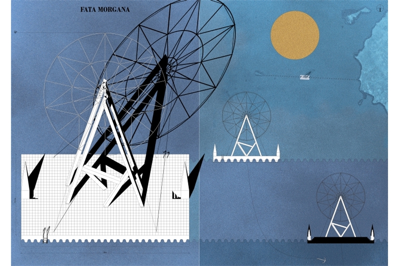 Fig. 8
Tavola del progetto &ldquo;Fata Morgana&rdquo;.