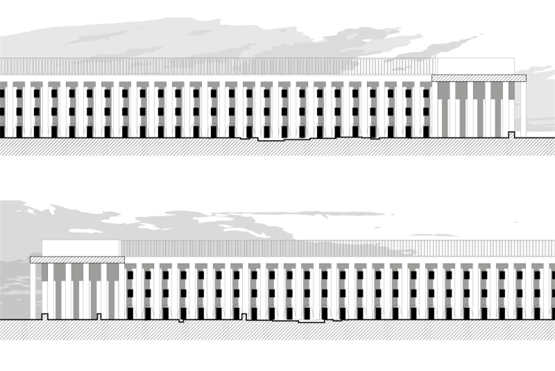 Fig. 5
Sezioni di progetto. Fig. 5
Sezioni di progetto.