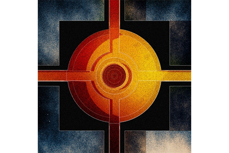 Fig. 15 Sezione prospettica del monumento