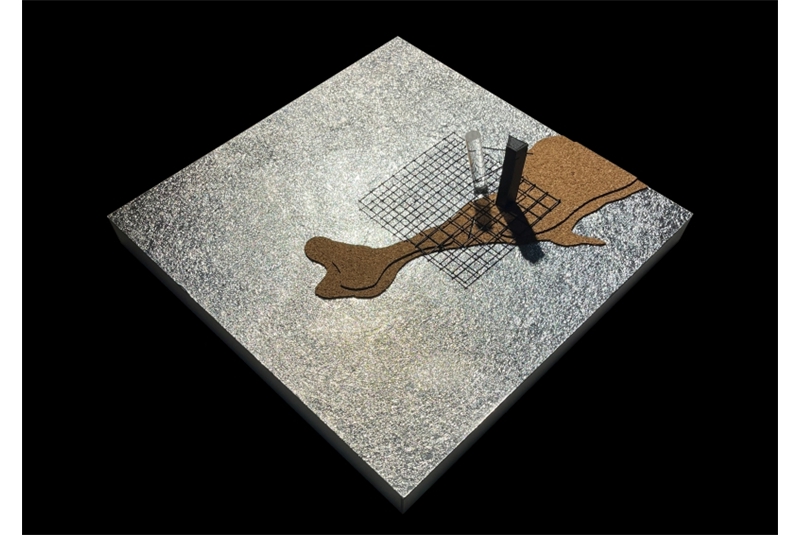 Fig. 1 Model. View from North-East. Fig. 1 Model. View from North-East.