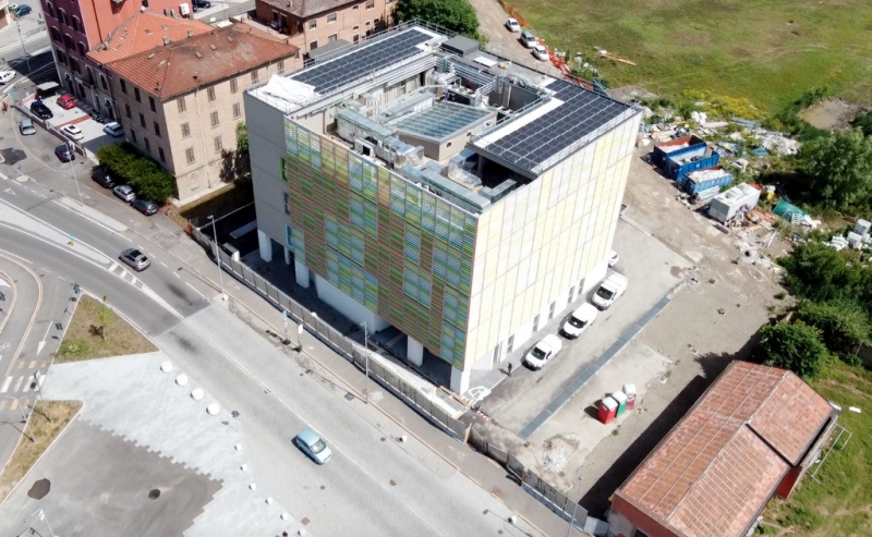 Fig. 11 Studio Lenzi & Associati, ZPZ Partners, Casa della Salute G.P. Vecchi, Modena, 2020. Vista dall'alto.