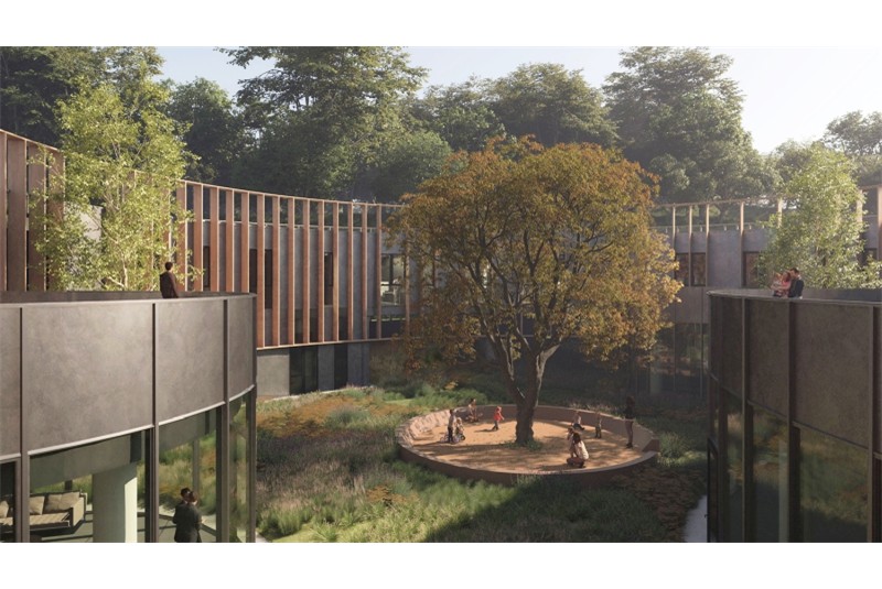 Fig. 23
Stefano Boeri Architetti, Project of the Salò Community House, Brescia, 2022. View of the Curtyard. Fig. 23
Stefano Boeri Architetti, Project of the Salò Community House, Brescia, 2022. View of the Curtyard.