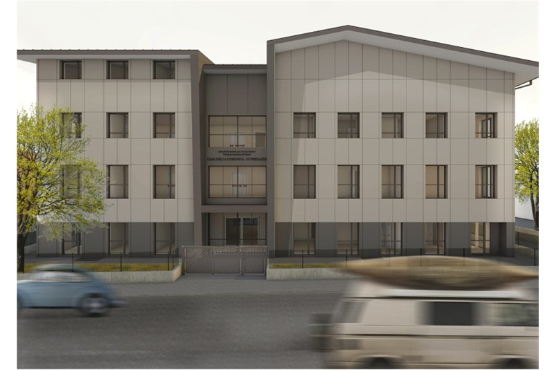 Fig. 25
Weber + Winterle, Progetto Casa della Comunità di Predazzo, Trento, 2023. Frontal Render. Fig. 25
Weber + Winterle, Progetto Casa della Comunità di Predazzo, Trento, 2023. Frontal Render.