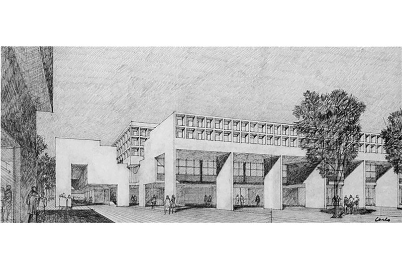 Fig. 5
Carlo Aymonino, Complesso scolastico, Pesaro, 1974-1978. 
