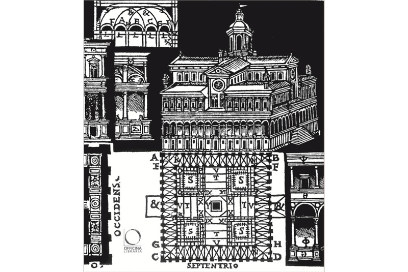 Fig. 40 -
L'Ospedale in una illustrazione della traduzione di Cesare Cesariano del De Architectura di Vitruvio, 1561 / The Hospital in an illustration from Cesare Cesariano&rsquo;s translation of Vitruvius&rsquo; De Architectura.