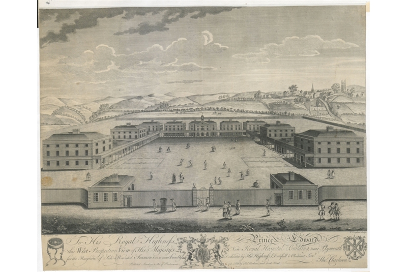 Figg. 50 -
Alexander Rovehead, Royal Naval Hospital, Stonehouse, Plymouth, 1758-1764. Veduta / View.