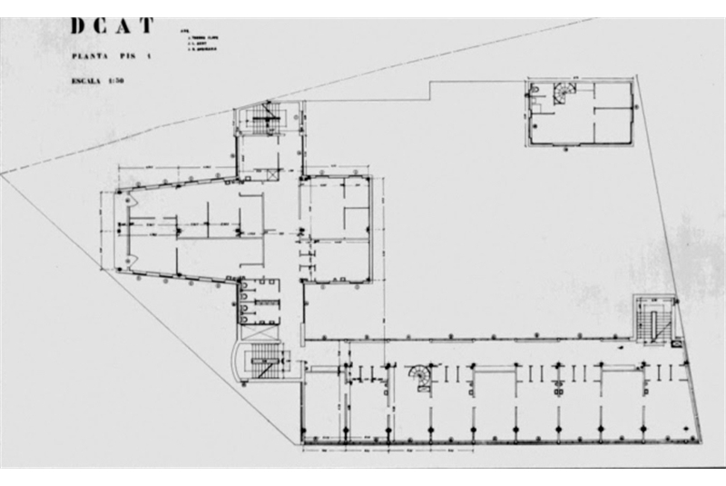 Fig. 85
- Josep Llu&iacute;s Sert, Dispensario antitubercolare a Barcellona, 1934-37 / Anti-tuberculosis dispensary in Barcelona.