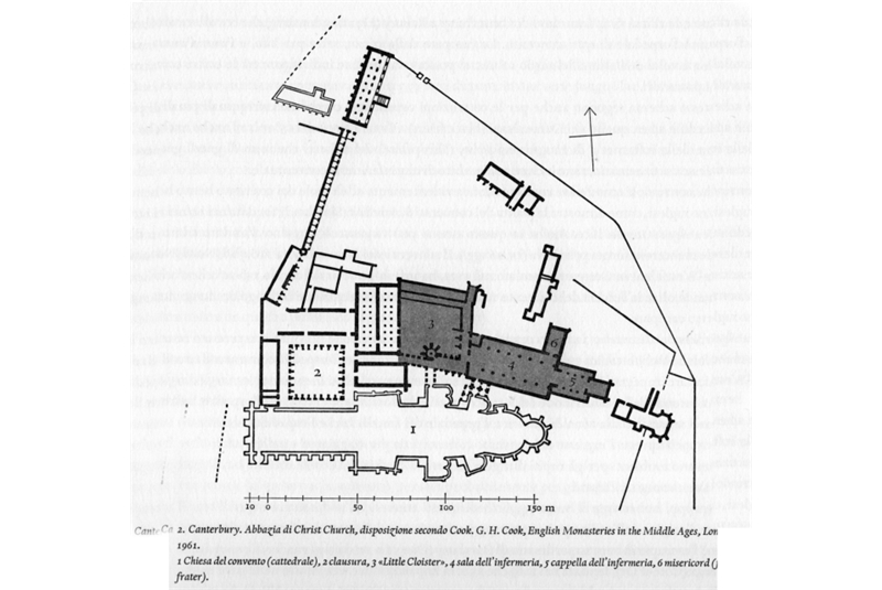 Fig. 22 - Abbazia benedettina di Sant'Agostino, Canterbury, Inghilterra / Benedictine Abbey of St Augustine, Canterbury, England.