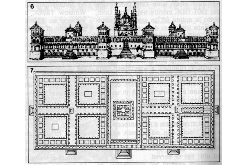 Figg. 35-36 - Antonio Averlino (Filarete), Spedale dei Poveri o Ospedale Maggiore (Ca' Granda), 1457.