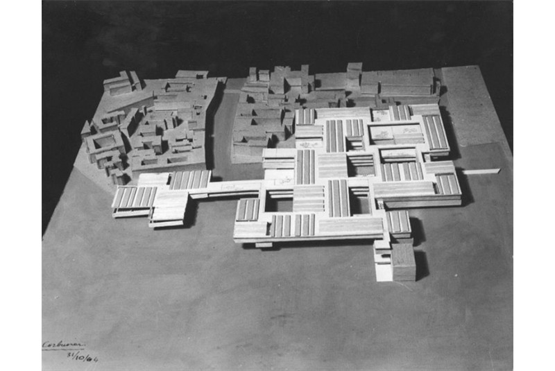 Fig. 11
Le Corbusier, Progetto per l&rsquo;ospedale di Venezia, 1964.