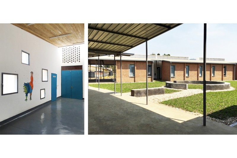 Figg. 12-13
ASA Studio, Rugerero Health Center, Ruanda, Africa, 2017. Viste interne ed esterne
© ASA Studio