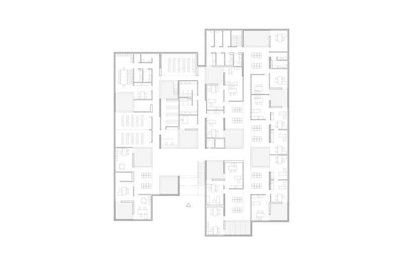 Fig. 11
estudio_entresitio, 3*1, Centri di assistenza sanitaria a Madrid, Centro sanitario di SanBlas 2005-07; Pianta.
&copy; estudio_entresitio.