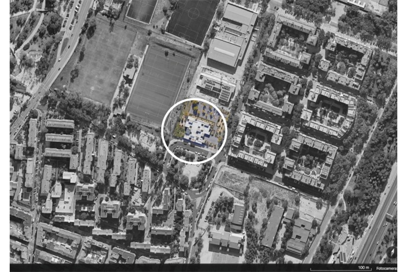 Fig. 8
estudio_entresitio, 3*1, Health care centers in Madrid. Zenithal views of the three interventions. Usera.
© google maps.
id= Fig. 8
estudio_entresitio, 3*1, Health care centers in Madrid. Zenithal views of the three interventions. Usera.
© google maps.