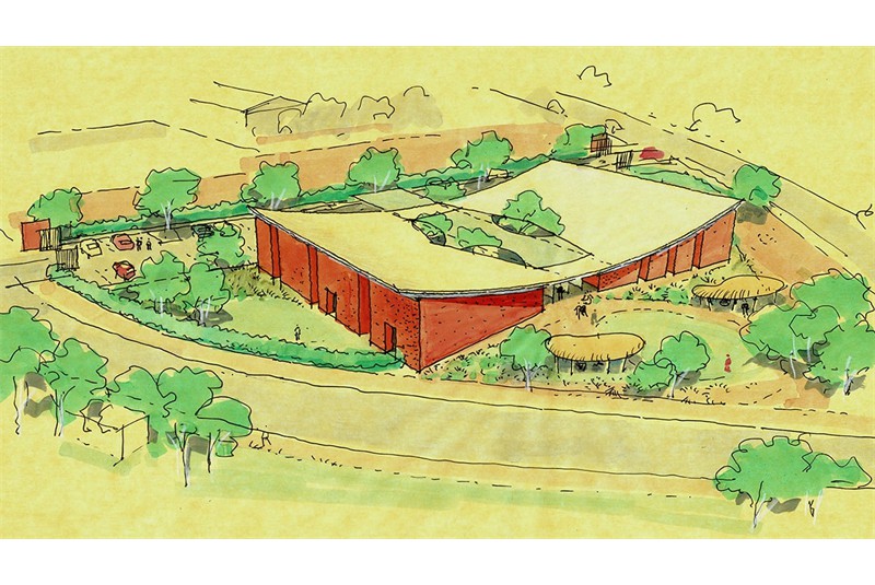 Fig. 2
David Kaunitz, Ka Wai Yeung, PAMS healthcare center, Newman, Australia. Sketches.
&copy; Robert Frith - Acorn Photo