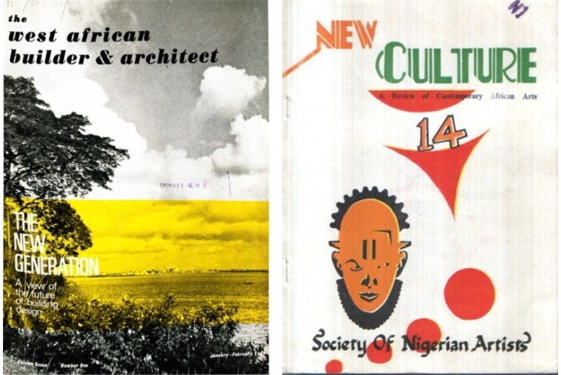 Fig. 1
The West African Builder Architects
&raquo;, vol. 7, no.1, January/
February 1967 e New Culture:
A Review of African Arts, no 14,
novembre 1978-1979.