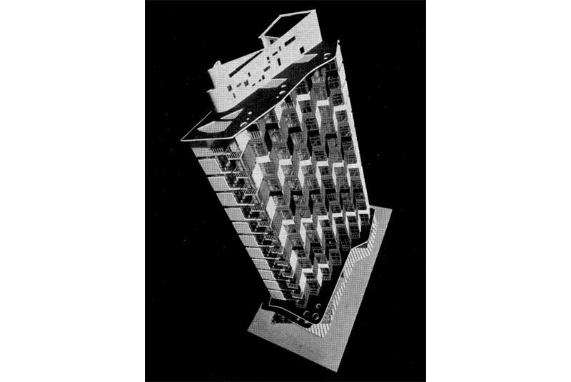 Fig. 10
Crofton & Benjamin, West Point
Building model (Architect and
Builder, January 1960).