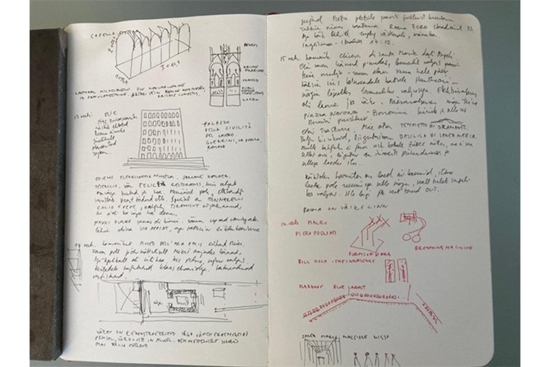 Fig. 1
Siiri Vallner, Taccuino di schizzi
dalla Grecia.