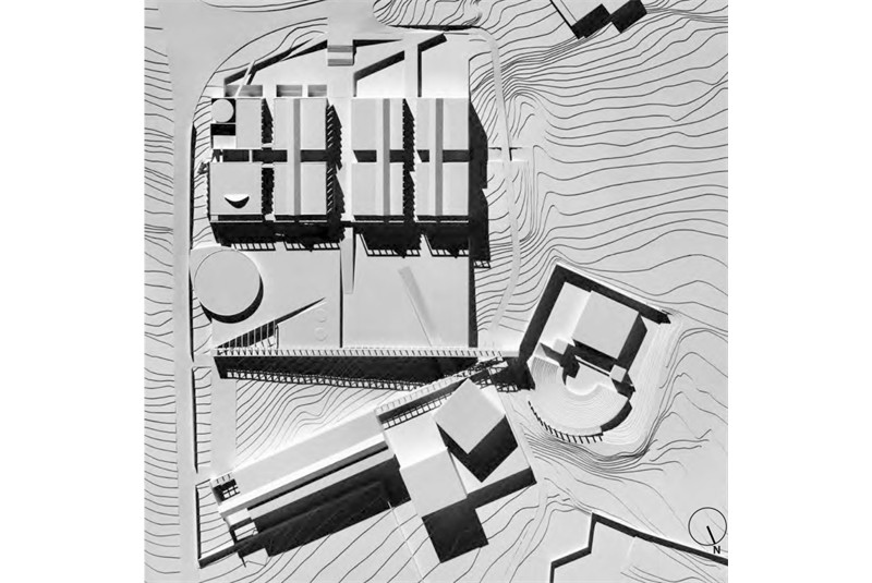 Fig. 6
Gianugo Polesello, progetto per
il campus universitario di Tafira
a Las a Las Palmas de Gran
Canaria (Neri 2015, pp. 36-40);
&copy; S. Topuntoli).