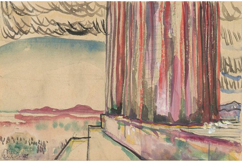 Fig. 15
Schizzi di Le Corbusier per
l&rsquo;acropoli di Atene (Le Corbusier
1966).