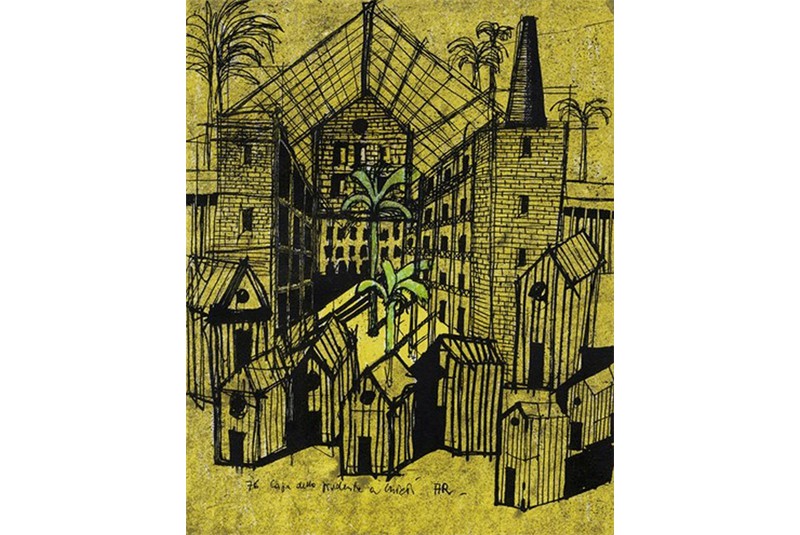 Fig. 4
- Aldo Rossi, Casa dello studente
di Chieti. Disegno di studio,
1976. Fig. 4
- Aldo Rossi, Casa dello studente
di Chieti. Disegno di studio,
1976.