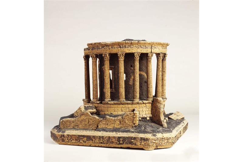 Fig. 3b
Giovanni Altieri, Photograph of the cork model of the Temple of Vesta. © Sir John Soane's Museum, London. Fig. 3b
Giovanni Altieri, Photograph of the cork model of the Temple of Vesta. © Sir John Soane's Museum, London.
