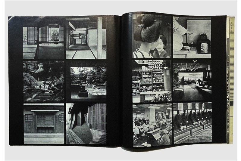 Fig. 15b
Double spread from the magazine «Casabella Continuità» designed by Gae Aulenti. Left: article by Le Corbusier La chiesa di Notre Dame du Haut a Ronchamp, n. 207, 1955. Right: images from Sergio Asti's travel report Civilisation of Japan, n. 273, 1963. Fig. 15b
Double spread from the magazine «Casabella Continuità» designed by Gae Aulenti. Left: article by Le Corbusier La chiesa di Notre Dame du Haut a Ronchamp, n. 207, 1955. Right: images from Sergio Asti's travel report Civilisation of Japan, n. 273, 1963.