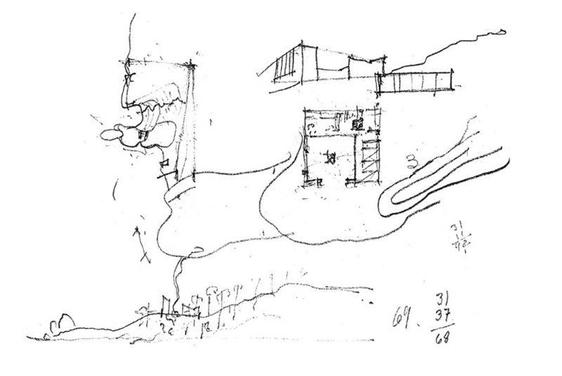 Fig. 11
A.Aalto Casa a Muuratsalo
(1952-53), Disegni preparatori.