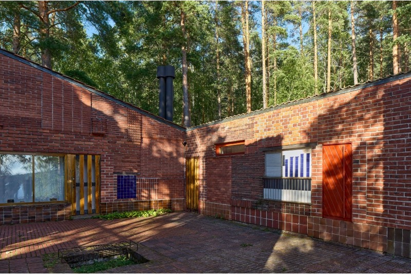 Fig. 15
A.Aalto Casa a Muuratsalo
(1952-53), Vista del patio.