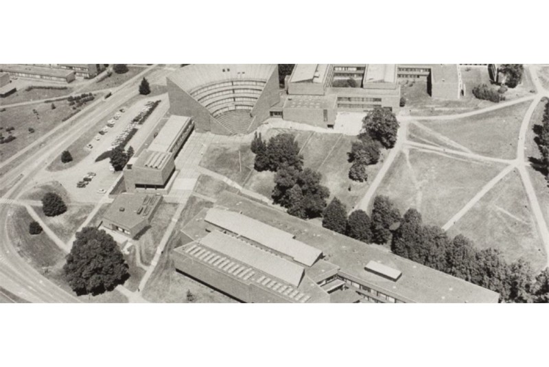 Fig. 29
A.Aalto Campus di Otaniemi
(1949-70), Vista generale d&rsquo;epoca.