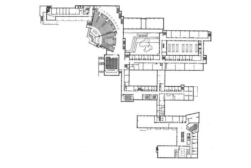 Fig. 27
A.Aalto Campus of Otaniemi (1949-70), general plan. Fig. 27
A.Aalto Campus of Otaniemi (1949-70), general plan.