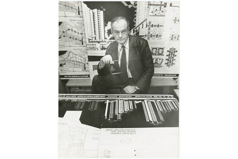 Fig. 2
Architect Mart Port. Photo from 1982. Courtesy of Estonian History Museum.