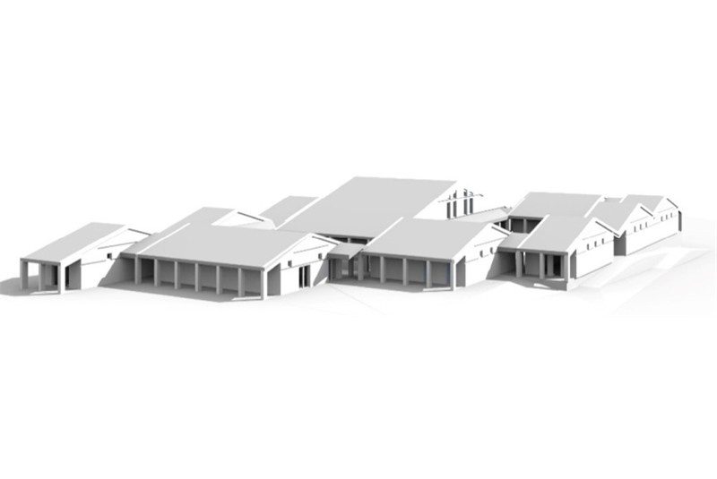 Fig. 5
Adwa: Health Center, renderings
di Lucio Barbera e A.I. Del Monaco
(2010 circa).