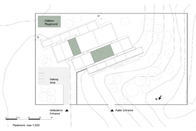 Fig. 6
Adwa: Health Center, Planimetria
generale (2010 circa).
