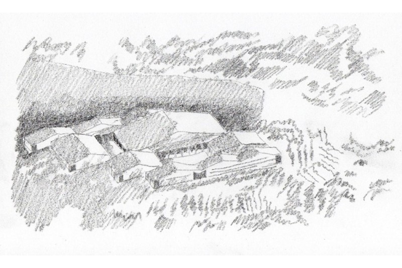 Fig. 4
Adwa: Health Center, drawing
by A.I. Del Monaco (2010).