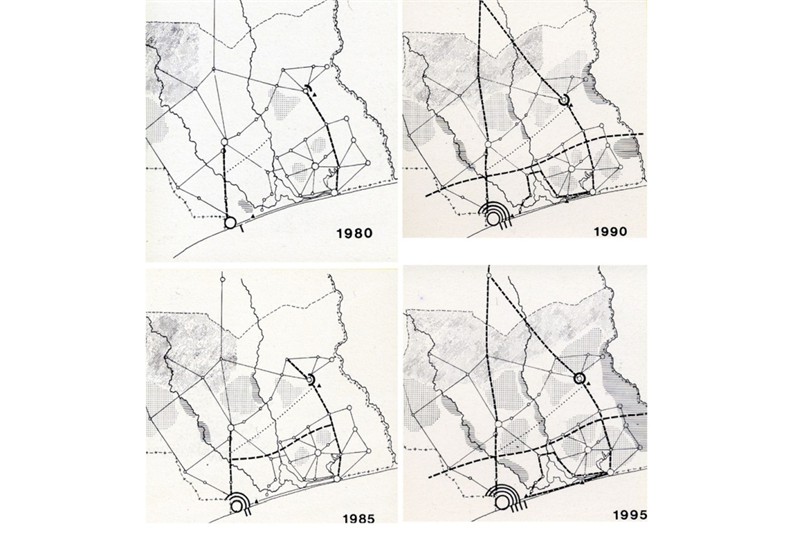 Fig. 2
Schema della Regione Marittima
del Togo: proiezione al 1995. Fig. 2
Schema della Regione Marittima
del Togo: proiezione al 1995.
